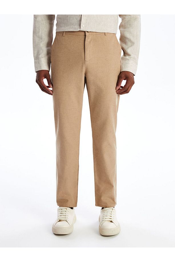 Standart Kalıp Poplin Erkek Pantolon - 3