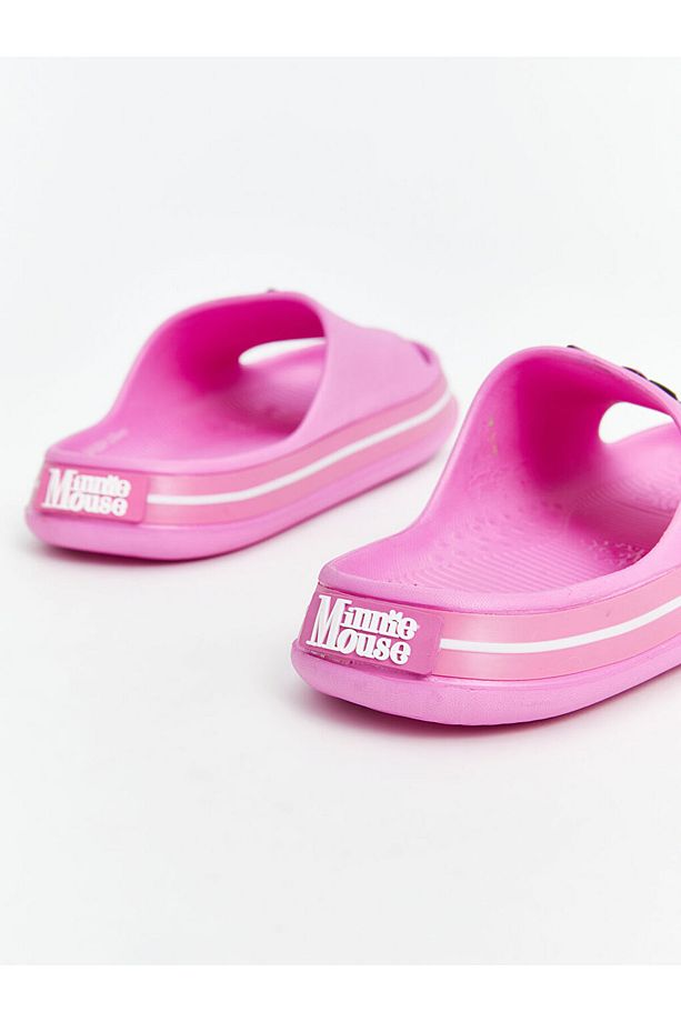 LCW STEPS Fuşya Minnie Mouse Baskılı Kız Çocuk Plaj Terliği - 5