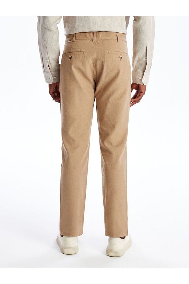 Standart Kalıp Poplin Erkek Pantolon - 4