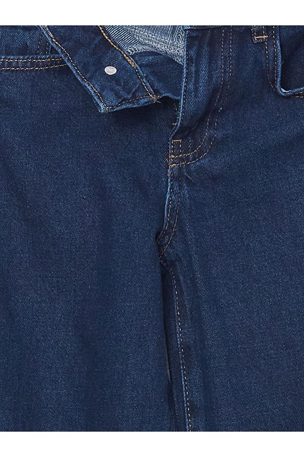 LCW Beli Ayarlanabilir Lastikli Kız Çocuk Jean Pantolon - 2