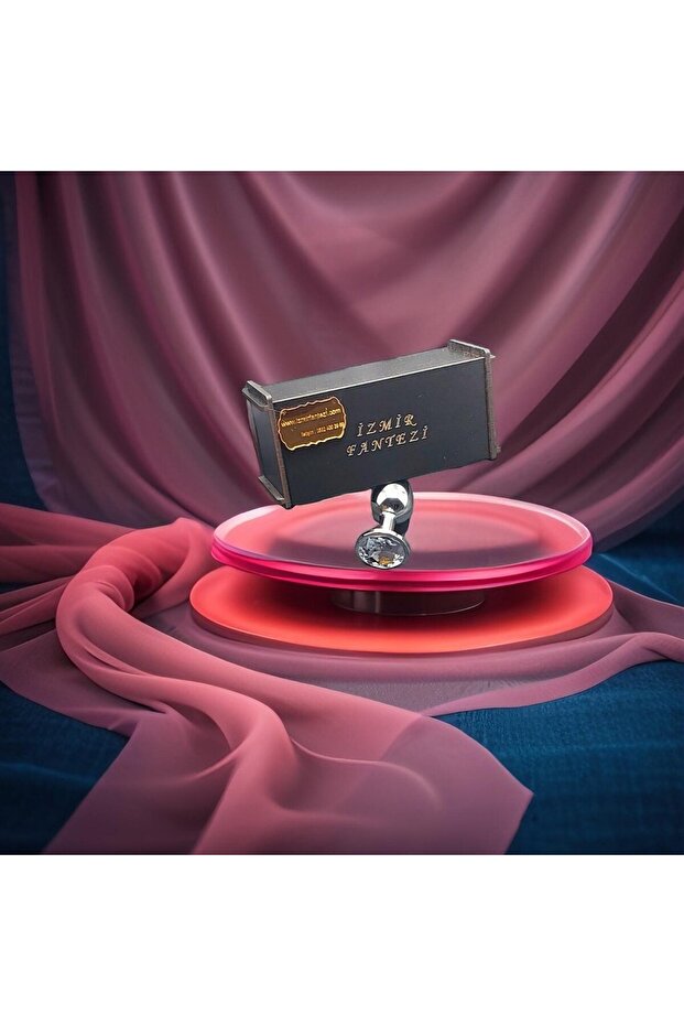 ÇELİK ANAL PLUG MÜCEVHER TAŞLI SİZE-MEDİUM - 5