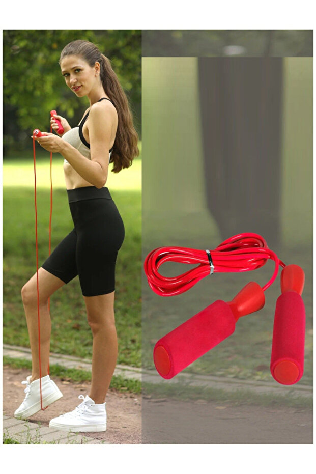 حبل قفز لون احمر - 1