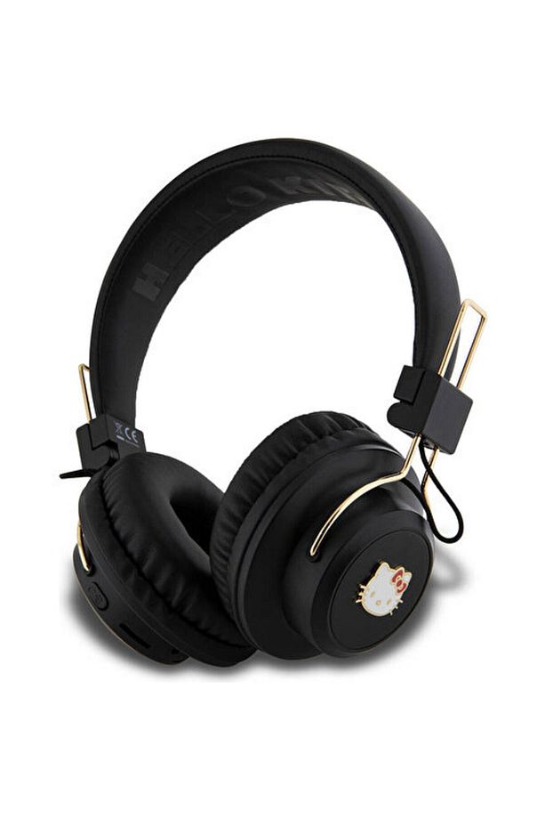 Lisanslı Ayarlanabilir Metal Kitty Logolu Yuvarlak Bluetooth 5.3 Kulaklık - 1