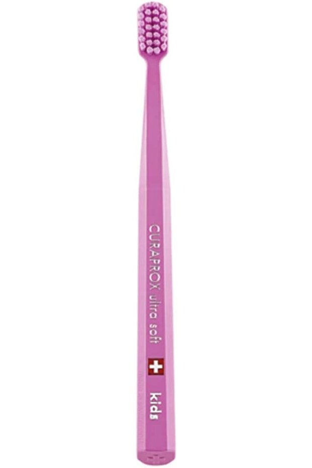 Curaprox Kids Ultra-Soft Toothbrush, Surprise Color IGentle Oral Care for Children’s Sensitive Gums