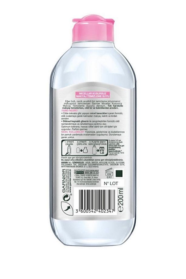 Micellar Kusursuz Makyaj Temizleme Suyu 200ml 2'li Set - 4