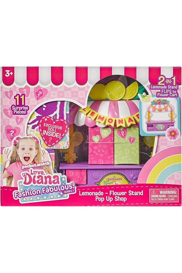 Love, Diana, Kids Diana Show, Fashion FabuloUS Doll With 2-In-1 Lemonade And Flower Sta