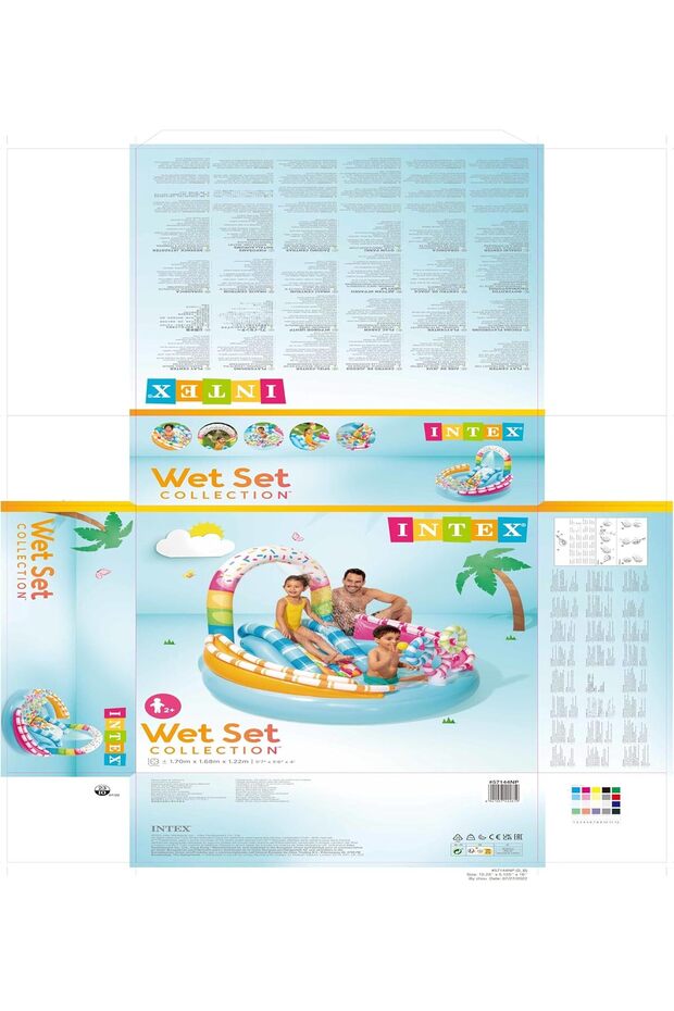 مركز لعب قابل للنفخ كاندي - 7