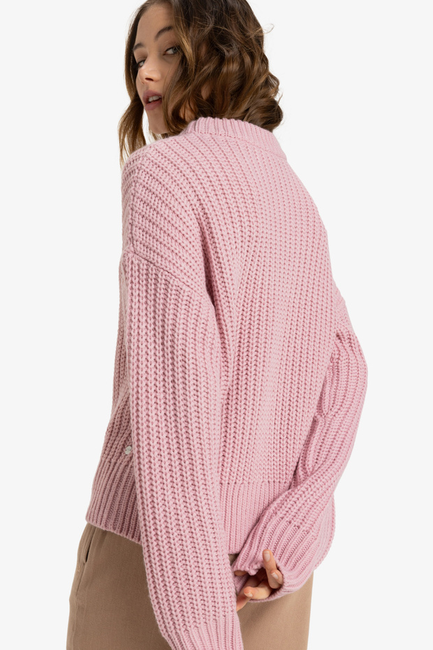 Damen-/Mädchenpullover BLEACHED MAUVE - 2