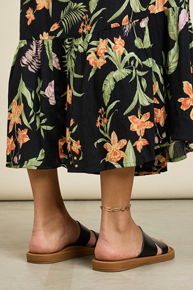 Černé pantofle - model Arjl 101111 - 1