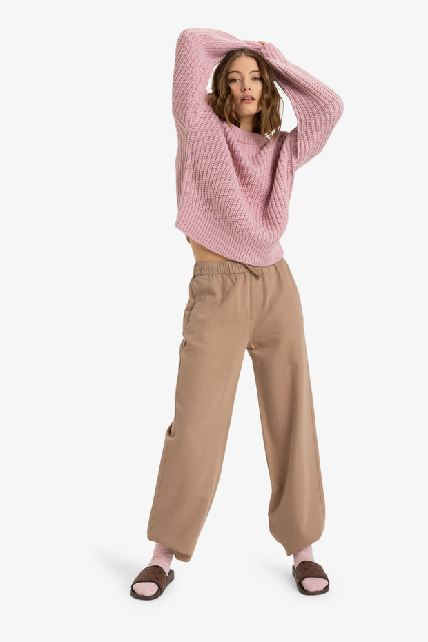 Damen-/Mädchenpullover BLEACHED MAUVE - 6