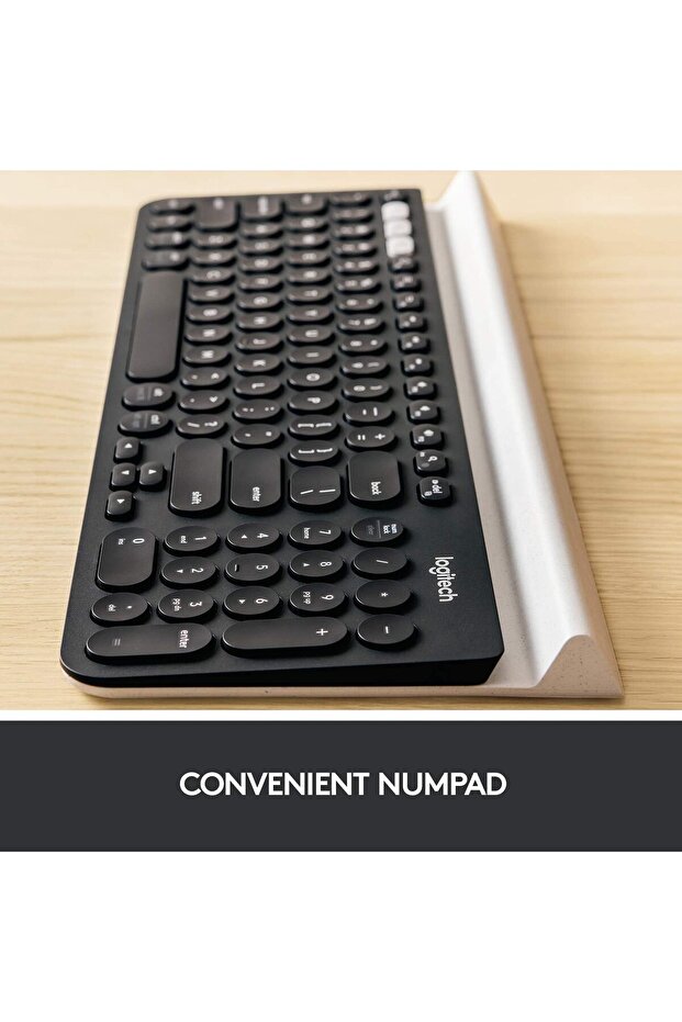 لوحة مفاتيح لاسلكية متعددة الأجهزة K780 للكمبيوتر والهاتف والكمبيوتر اللوحي – FLOW Cross-Computer Co - 3