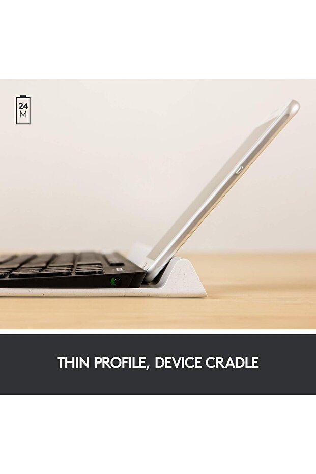 لوحة مفاتيح لاسلكية متعددة الأجهزة K780 للكمبيوتر والهاتف والكمبيوتر اللوحي – FLOW Cross-Computer Co - 4