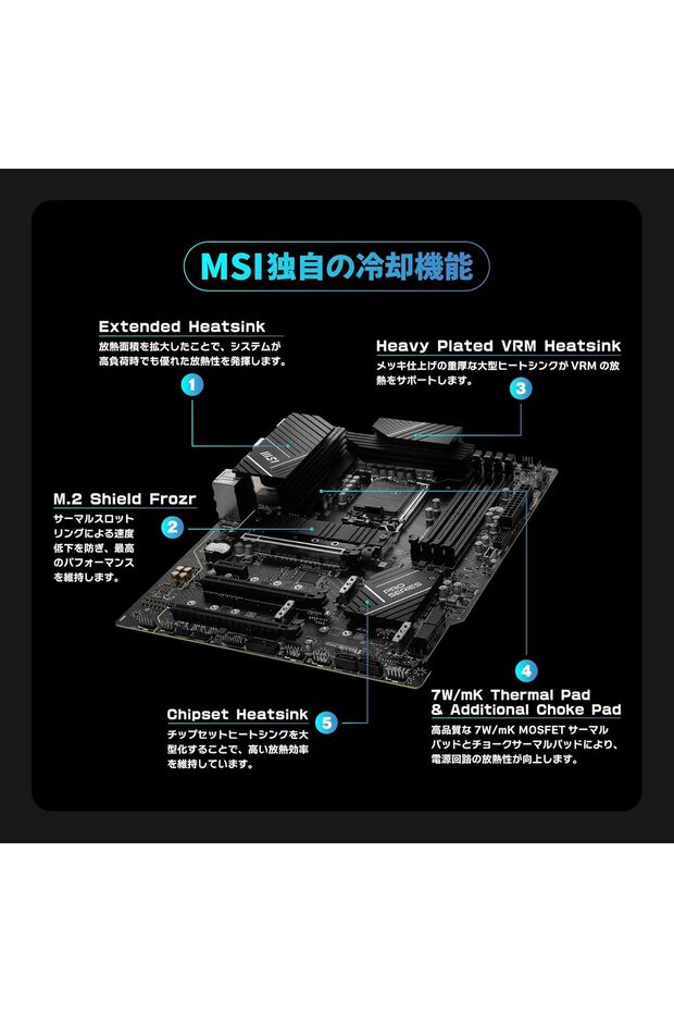 اللوحة الأم MSI LGA1700 / DDR5 - PRO Z790-P WiFi ProSeries - 4