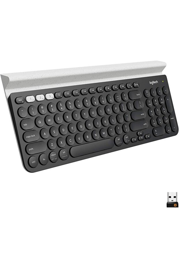 لوحة مفاتيح لاسلكية متعددة الأجهزة K780 للكمبيوتر والهاتف والكمبيوتر اللوحي – FLOW Cross-Computer Co - 1