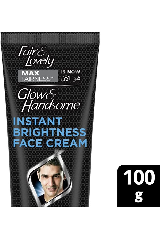 كريم الوجه GLOW & HANDSOME للرجال المعروف سابقًا باسم Fair & Lovely لإشراقة فورية لبشرة متوهجة، 100 جرام - 2