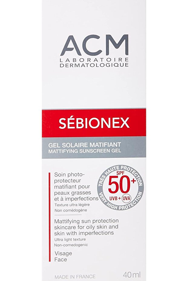 ACM mattifying sunscreen gel for oily skin 40 ml - 3