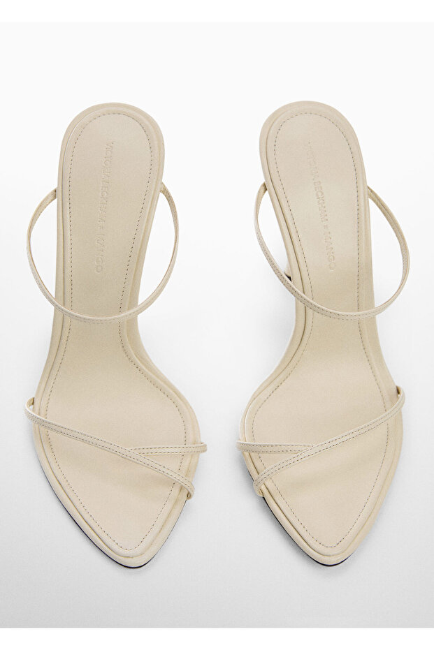 Sandały damskie w kolorze nude 67038655 - 5