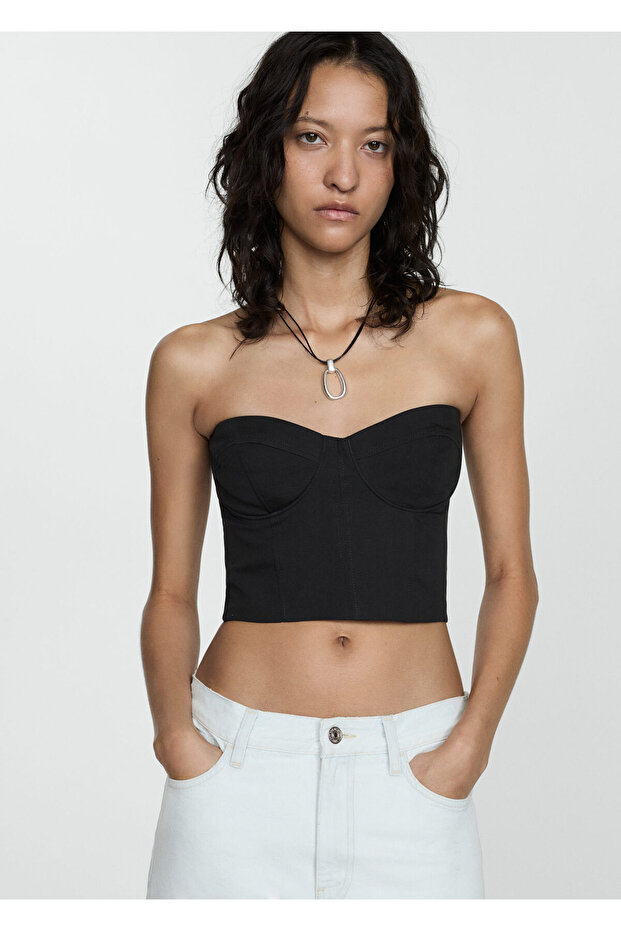 Siyah Kadın  Büstiyer 77080378 - 4