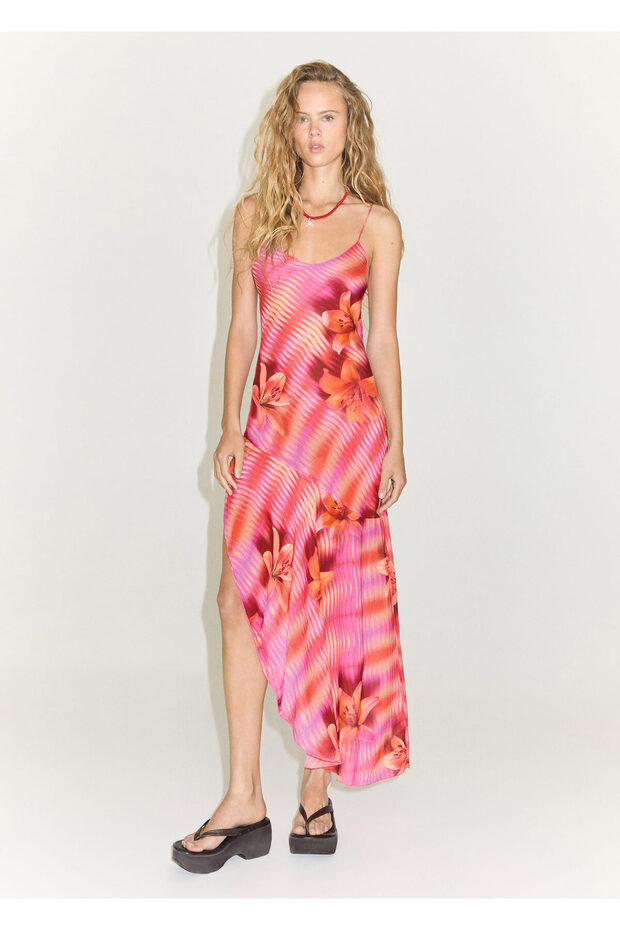 Pembe Kadın  Elbise 77030629 - 8