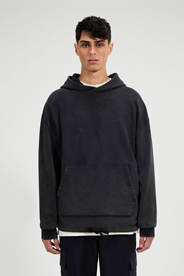 Pánská mikina - černá - 2