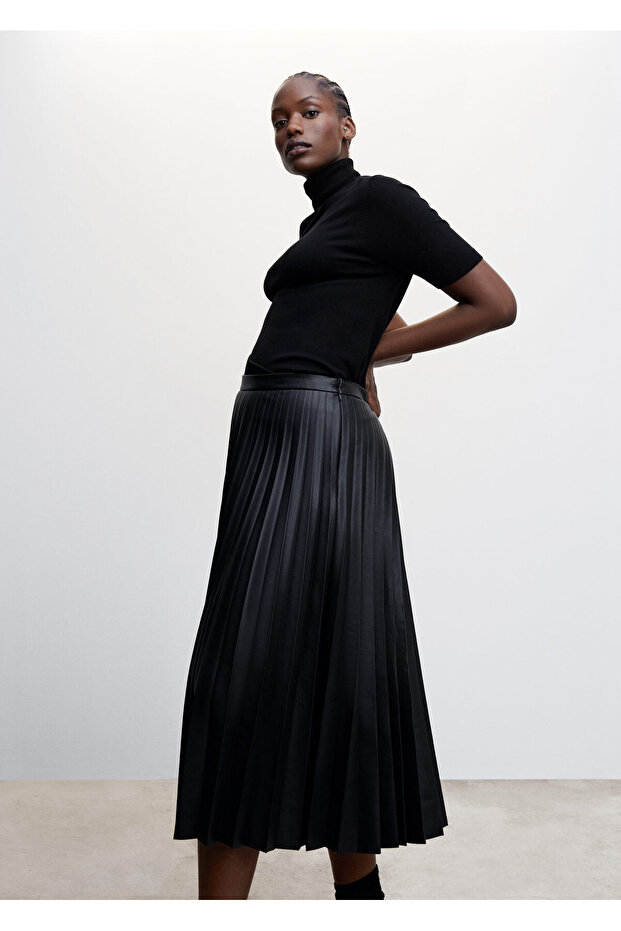 Černá dámská sukně 47132003 - 7