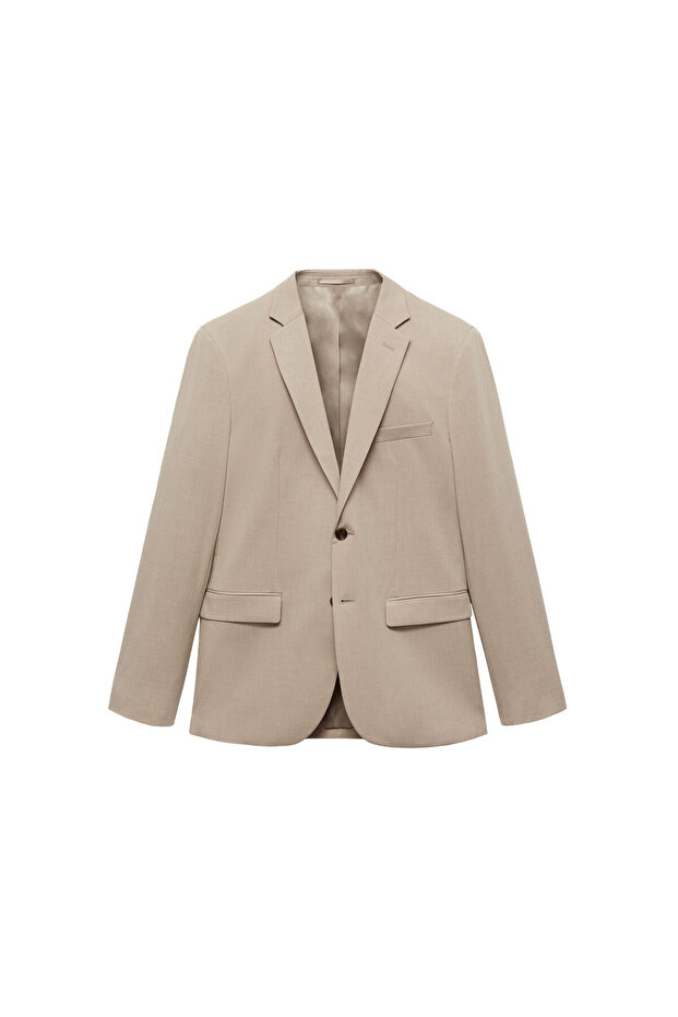 Erkek Bej Blazer Ceket 77110578 - 2