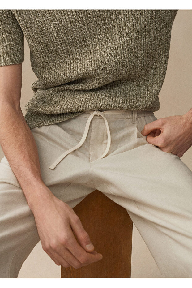 Natürel Erkek  Pantolon 77110569 - 6