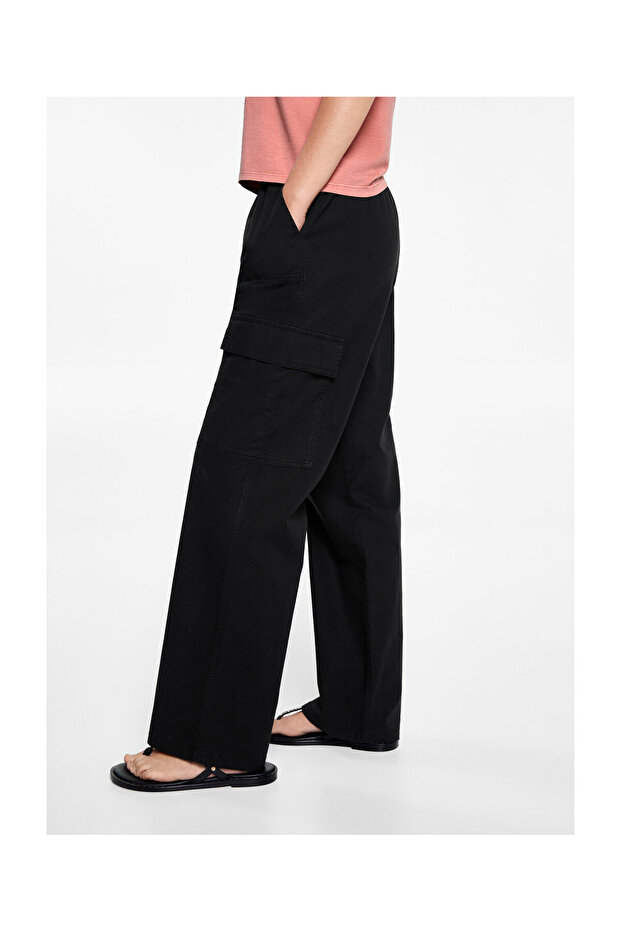 Flowy cargo trousers - 3