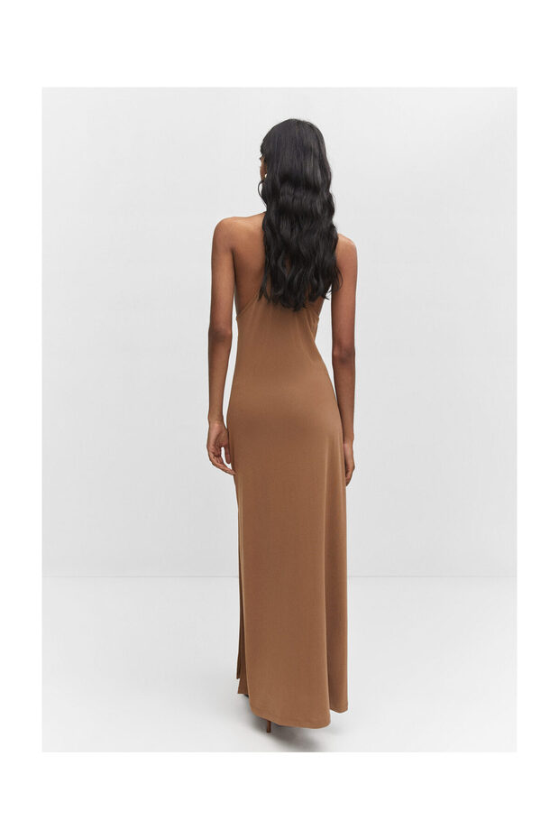 Halter-neck modal dress - 7