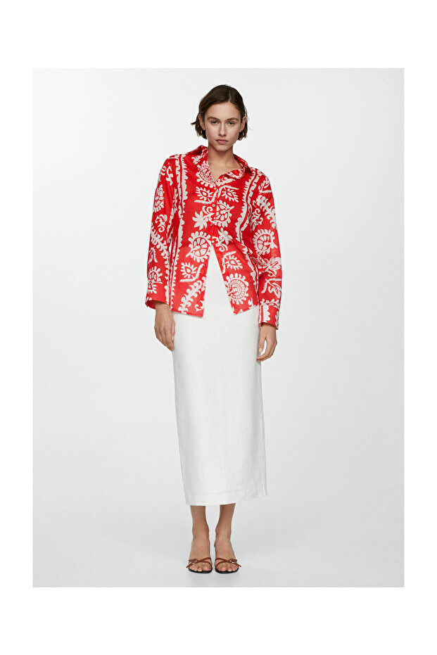 Printed oversize shirt - 2