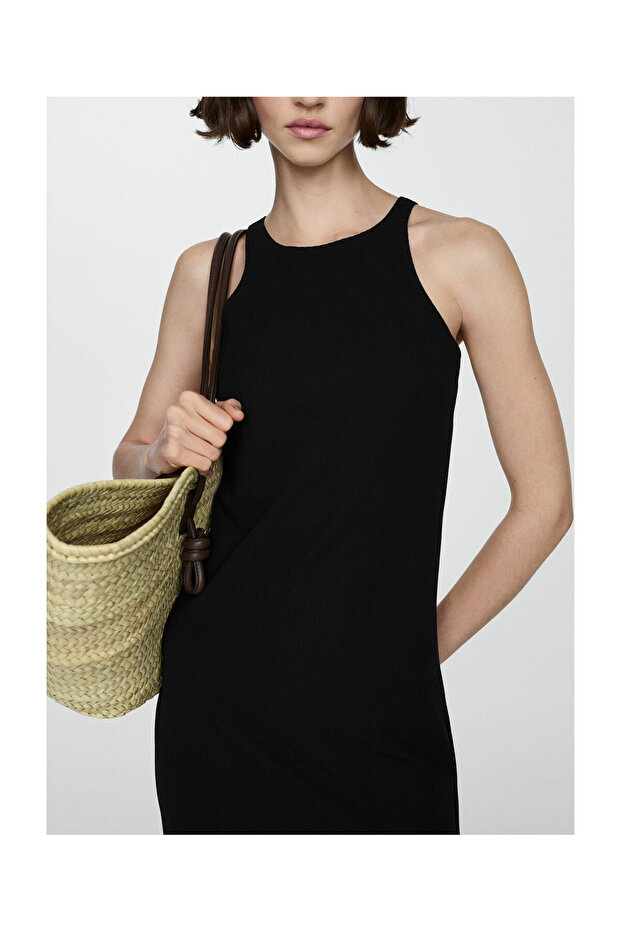 Midi-dress with slit - 9