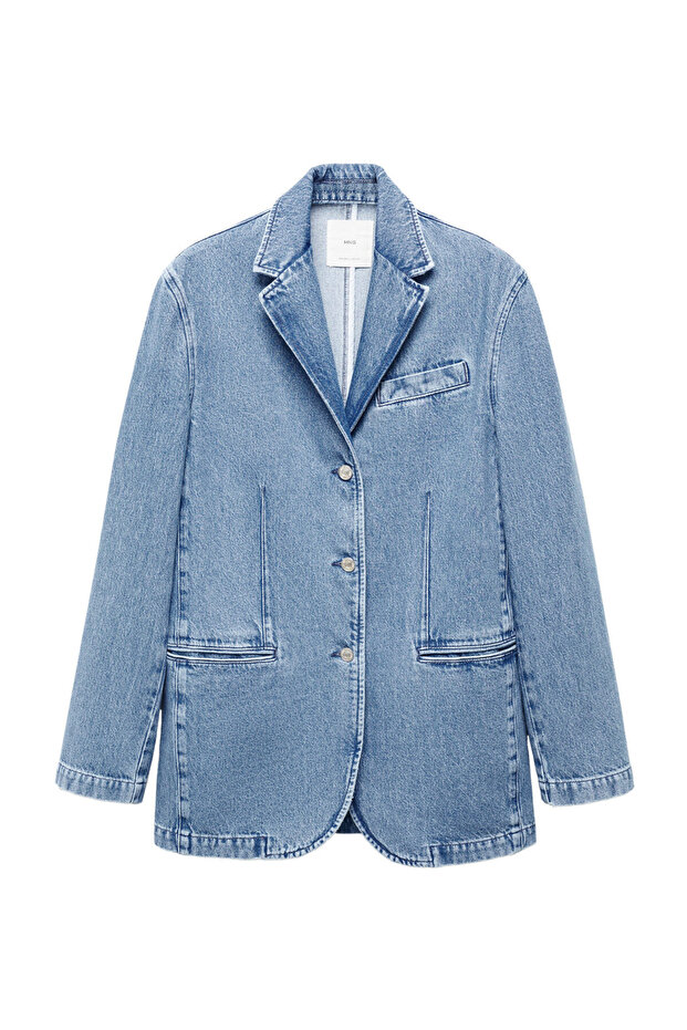 Denim jacket with buttons - 2