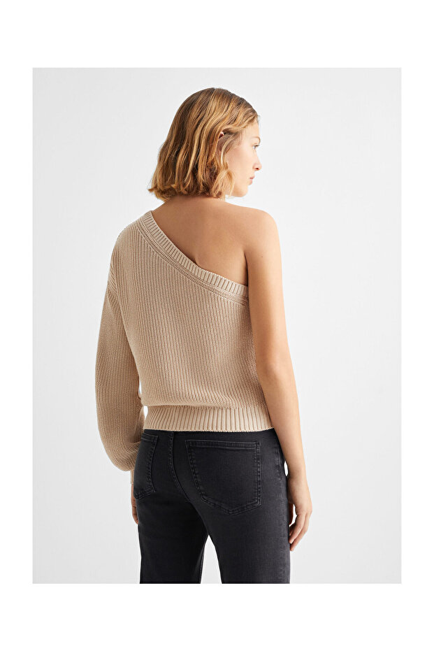 Asymmetric knit sweater - 5