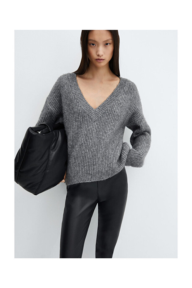 Faux leather leggings - 4