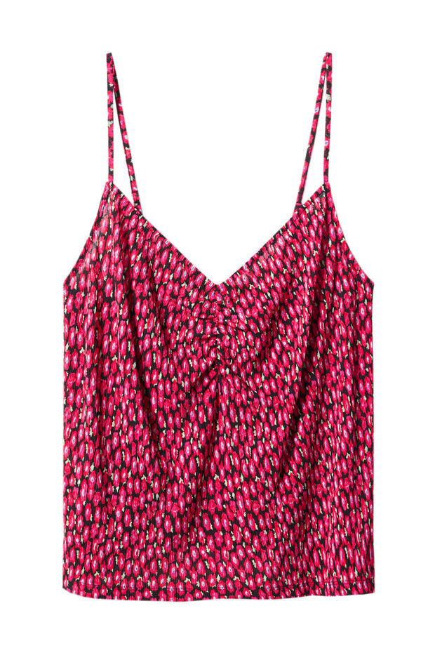 Bedrucktes Rüschenoberteil - 2