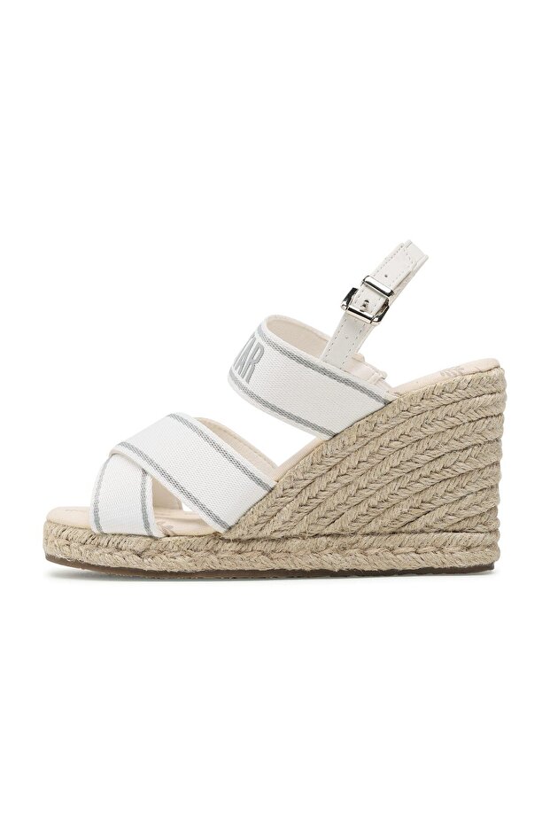 Espadryle Białe Dorośli - 6