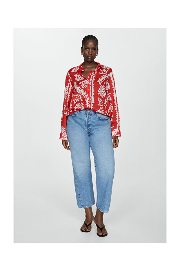 Printed oversize shirt - 7