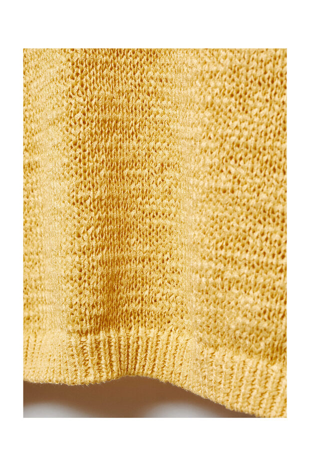 Fine-knit V-neck sweater - 4