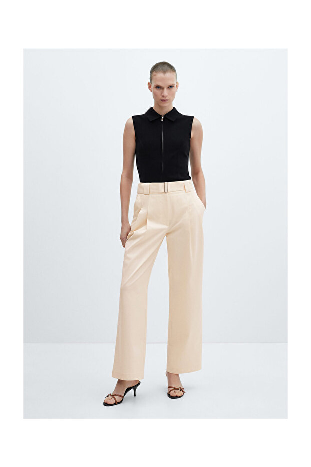 Trousers with belt loops - 7