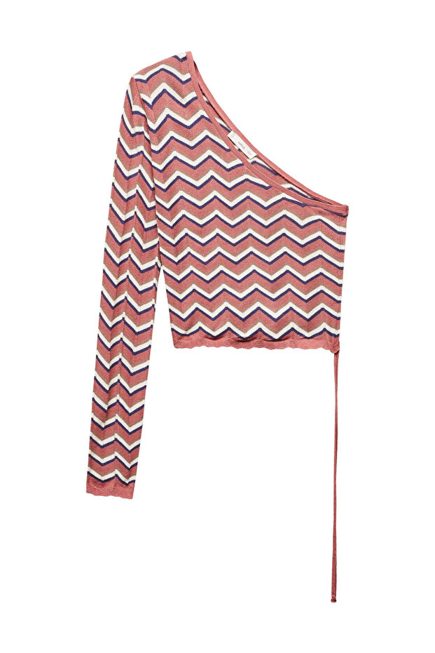 Asymmetric knit sweater - 2