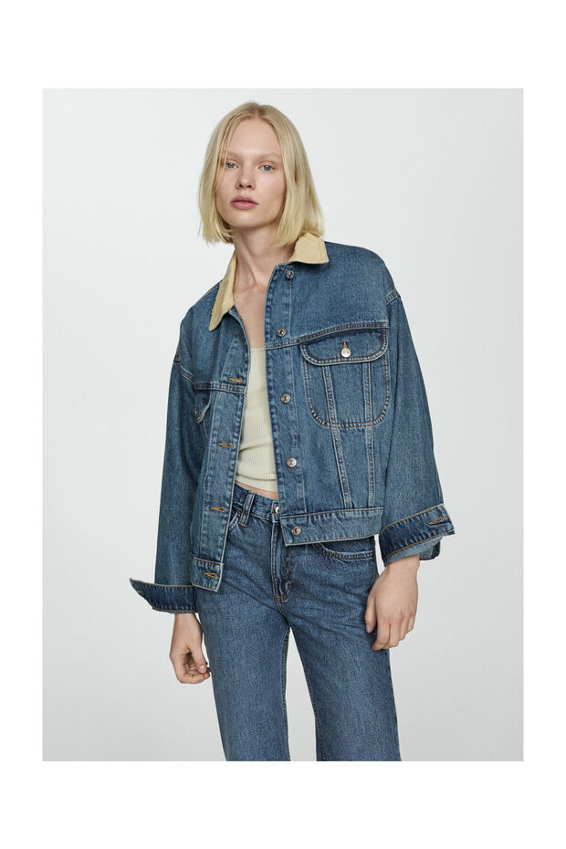 Mid-rise straight jeans - 4