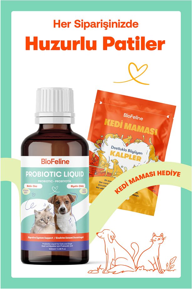 Kedi ve Köpekler İçin Sıvı Probiyotik – 100 ml - 6