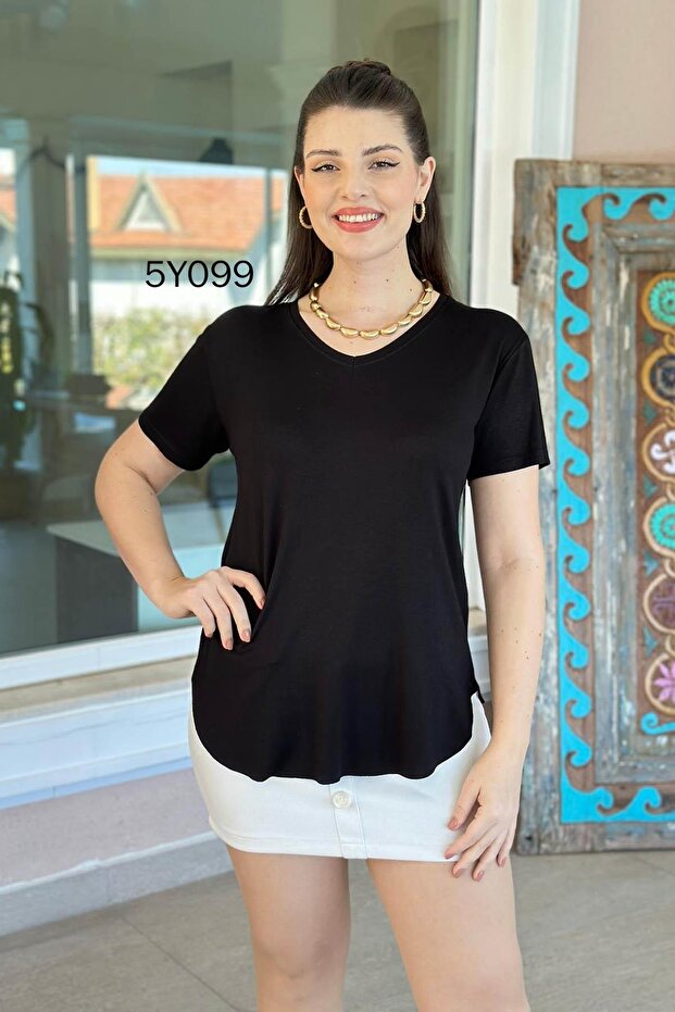 V Yaka Bambu Basic Tshirt 5y099 - 4