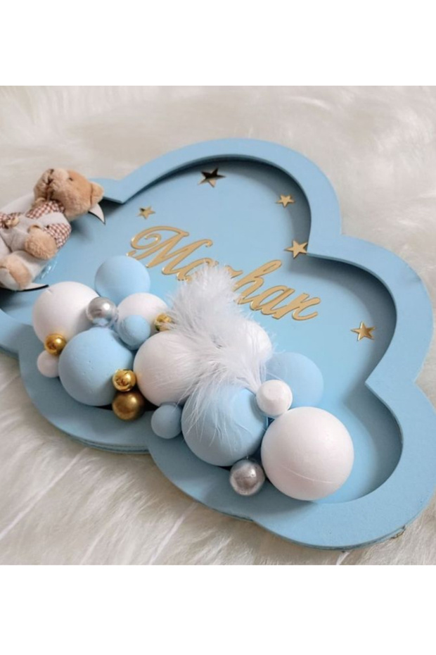 Ledli Bulut Kapı Süsü Bebek Kapı Süsü - 1