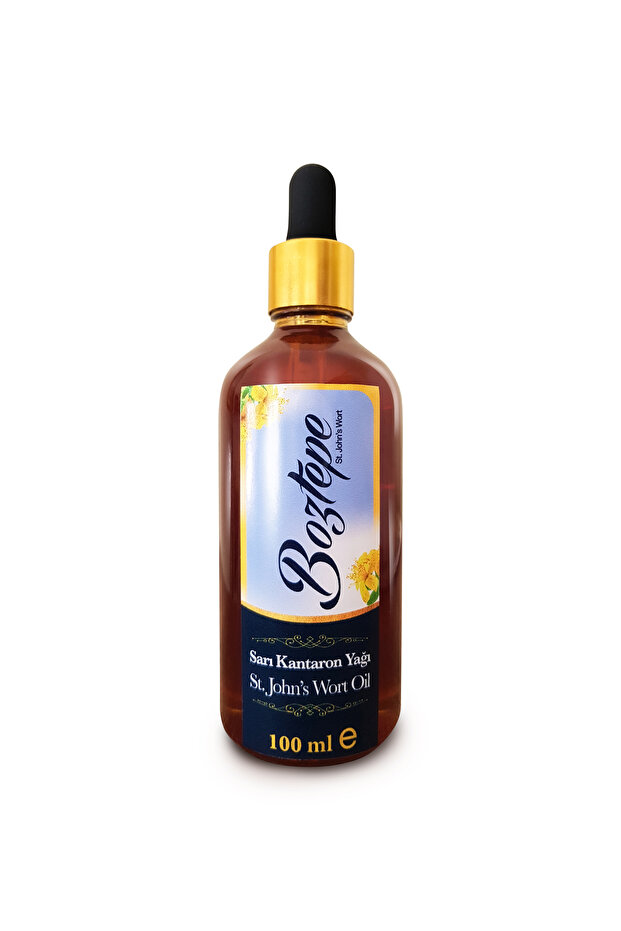 St. John's Wort Oil 100 ml Glass Bottle with Dropper