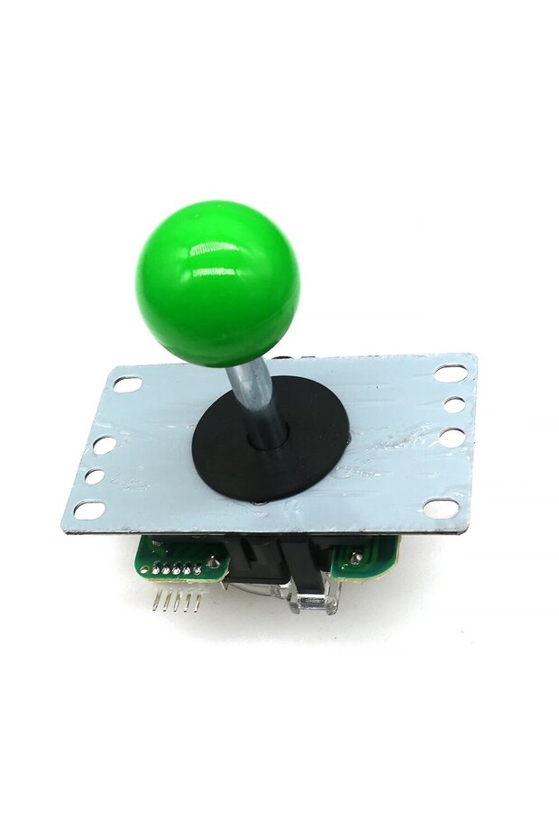 green Copy SANWA Joystick With 5 Pin Connector 8 Way Classic Square Restrictor Arcade Game Machine S - 1
