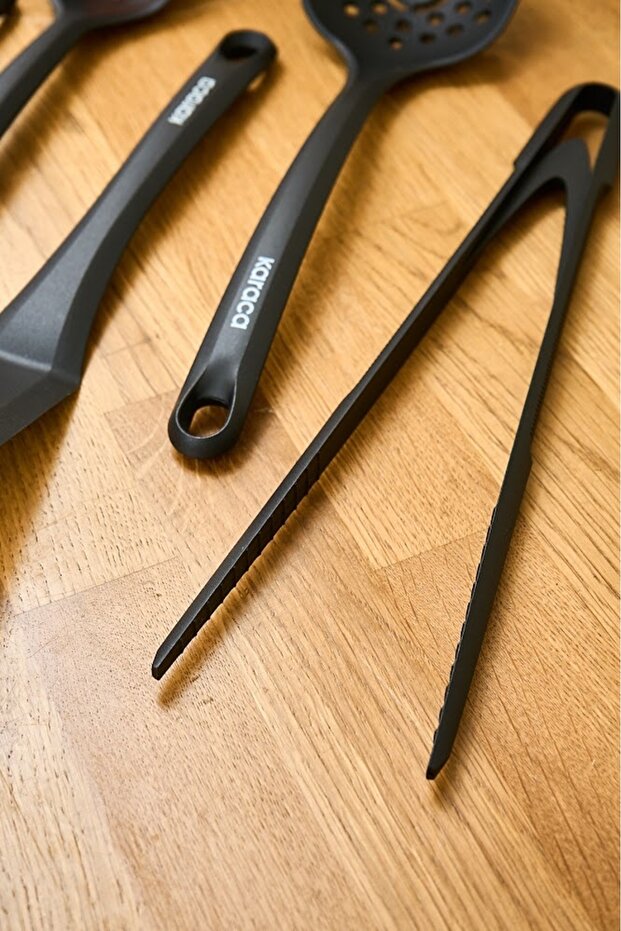 Chef's Star 5 Parça Servis Seti Siyah - 5