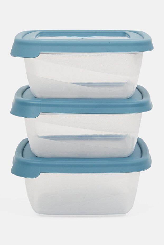 مجموعة من 3 قطع صندوق تخزين 500 مل، متنوعة - 1