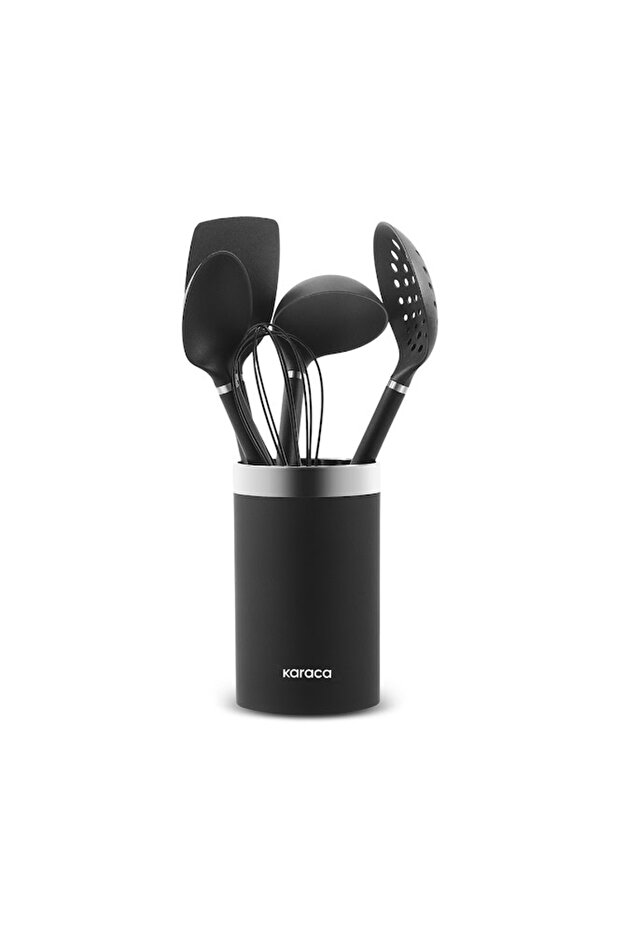 Noir Magic 6 Parça Standlı Servis Seti - 5