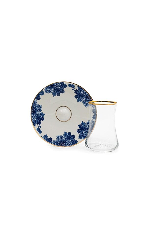 Kıng Flower 6Lı Çay Seti - 1